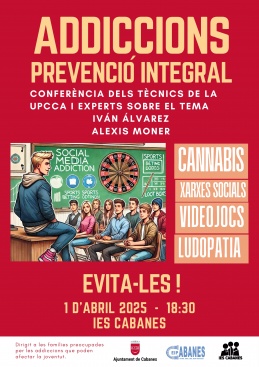 Cabanes organiza una sesión para prevenir las adicciones digitales en centros escolares