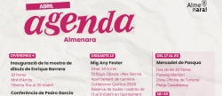 El mes de abril llega lleno de actividades a Almenara