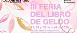 Programacin de lujo en la III Feria del Libro de Geldo