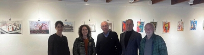 Una muestra de dibujos de Enrique Barrera Zafón en el Molí d'Arròs de Almenara