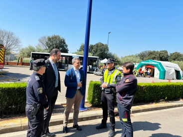 Simulacro de accidente en la UJI para formar a futuros profesionales sanitarios