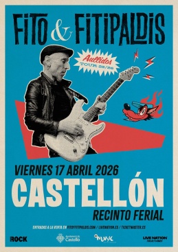 Castellón recibirá a Fito & Fitipaldis en su gira nacional en 2026
