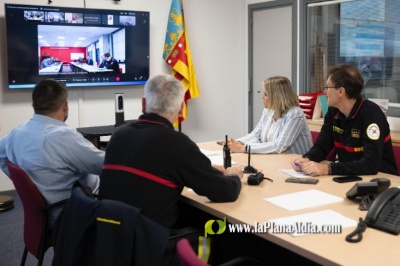 El Consorcio Provincial de Bomberos de Castellón asiste al Cecopi para seguir coordinando las actuaciones ante el apagón generalizado