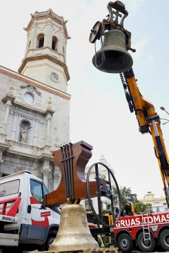 Burriana inicia la restauración integral de la más grande y emblemática campana del Nostre Senyor