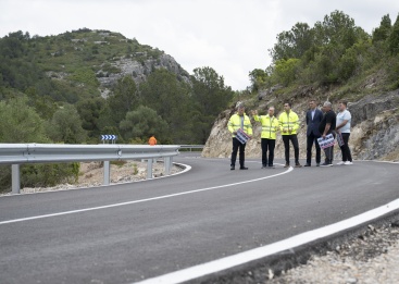 La Diputación de Castellón concluye las obras de mejora de la CV-154