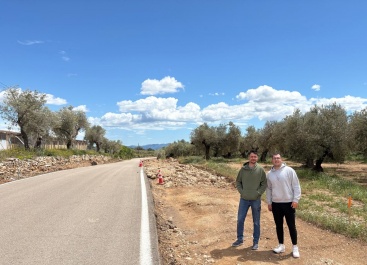 Inversión de 605.000 euros en obras de mejora de la CV-100 en Rossell