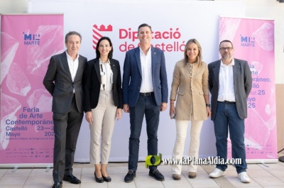 La Diputación refuerza su compromiso con la cultura como motor de desarrollo territorial en la Feria de Arte Contemporáneo de Castellón MARTE