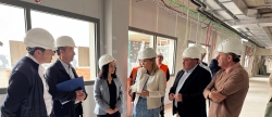 Visita de la Vicepresidenta del Consell a las obras de la nueva residencia de mayores en Sant Joan de Mor