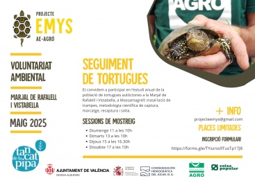 Arranca el Projecte Emys a la Marjal de Rafalell i Vistabella