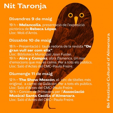 Mañana comienza el Festival Cultural de Almenara