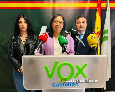 Vox advierte a la alcaldesa de Almazora que elija entre los concejales tránsfugas o su edil