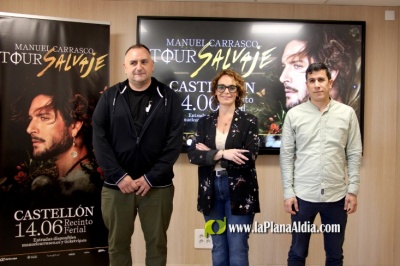 Manuel Carrasco actuar en el recinto de Ferias y Mercados de Castelln el 14 de junio