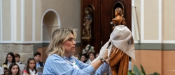 Romera a la ermita de Sant Cristfol en Vall d'Alba