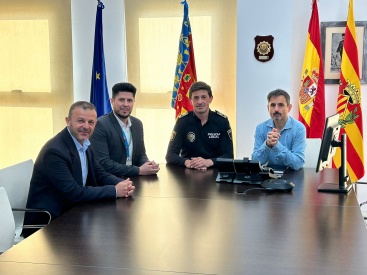 Reunión para tratar la seguridad del entorno de Carrefour Vila-real durante las fiestas