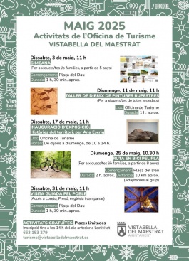 Vistabella del Maestrat llena mayo de actividades para todas las edades