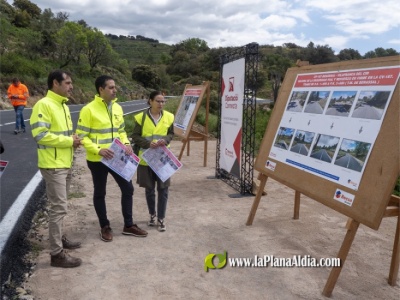 La Diputación de Castellón concluye la actuación de mejora de la CV-167 de Benassal a Vilafranca