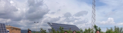 Protesta simblica contra la planta fotovoltaica de Arada Solar en la Plana Baixa