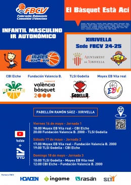 Fase Final de Infantil IR Autonómico en Xirivella y Aldaia