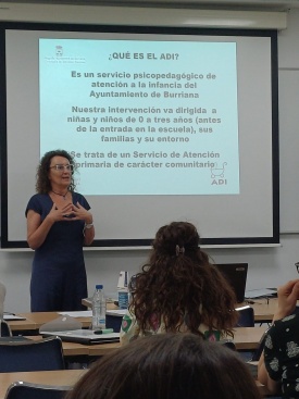 Burriana comparte su experiencia en atención temprana en una formación autonómica