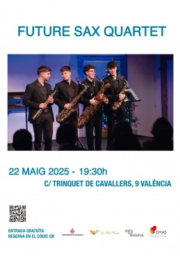 Nuevo concierto del quartet 'Future Sax Quartet' en Lo Rat Penat