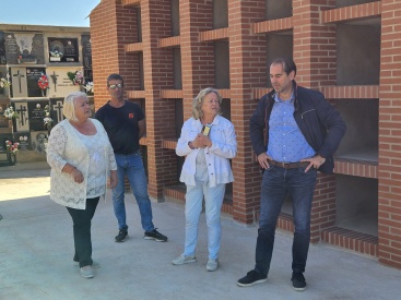 El Ayuntamiento de Oropesa del Mar finaliza las obras de 128 nichos y 90 columbarios en el cementerio municipal