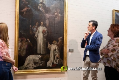 La Diputación de Castellón recupera los valores primigenios de la obra Apoteosis de San Bruno del pintor Vicente Castelló