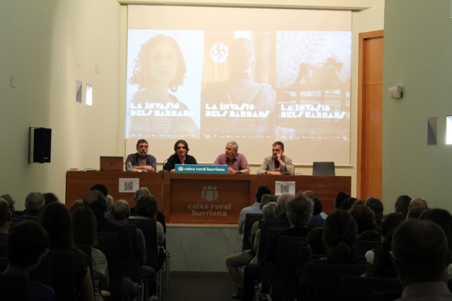 La Caixa Rural acull la presentaci� del videoclip de la pel�l�cula 'La invasi� dels b�rbars' en la qual participa l'AFB