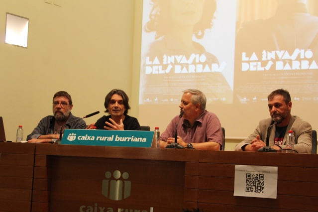 La Caixa Rural acull la presentaci� del videoclip de la pel�l�cula 'La invasi� dels b�rbars' en la qual participa l'AFB