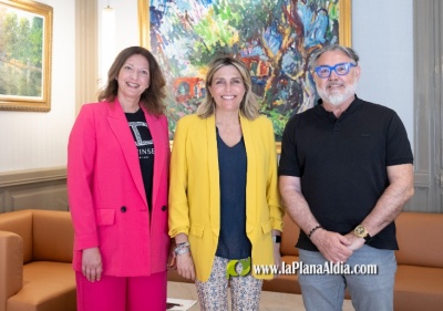 Marta Barrachina recibe a la presidenta de Hospitalidad Diocesana de Nuestra Señora de Lourdes
