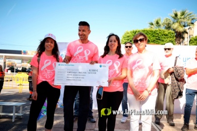 Burriana se tiñe de rosa en la 9ª edición de la Cursa de la Dona contra el cáncer de mama y en apoyo a la investigación oncológica