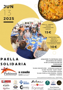 II Paella Solidaria en Apoyo a la Asociacin de Parkinson en Castelln