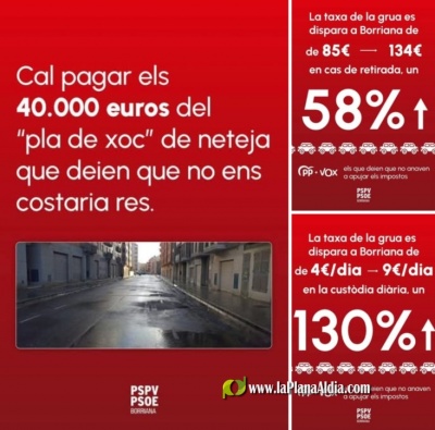 La oposición denuncia una subida de la tasa de la grúa del 58%