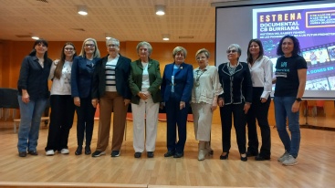 Gran éxito en el estreno del documental sobre el baloncesto femenino en Burriana