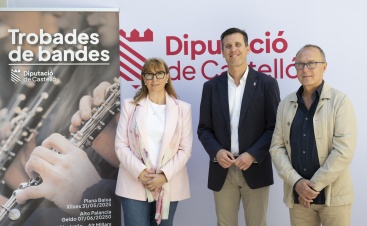 La Diputación de Castellón apoya a las bandas de música con la nueva edición de los encuentros comarcales `Trobades de Bandes'
