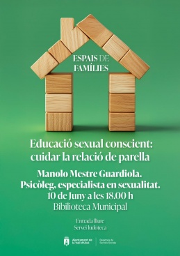 El Ayuntamiento de la Vall d'Uixo cierra el curso de Espais de Families con una charla sobre educacion sexual consciente