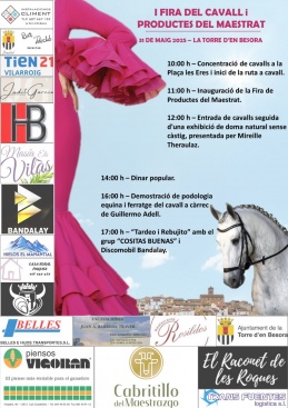 La Torre d'En Besora celebra la I Fira del Cavall este sbado 31 de mayo