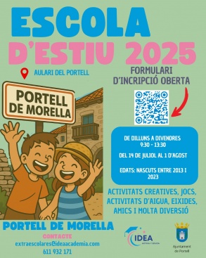 Portell activa una nueva edición de la Escuela de Verano