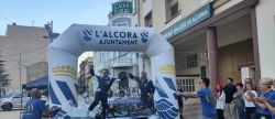 Los alcorinos Vicente y Sergio Bachero segundos en el 35 Rallye de la Cermica que ganan Javier Polidura y Javier Soto