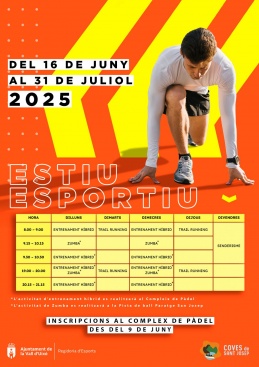 El Ayuntamiento de la Vall d'Uixo oferta cuatro actividades dentro del Estiu Esportiu