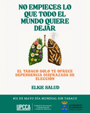 Burriana finaliza su campaña del Día Mundial Sin Tabaco