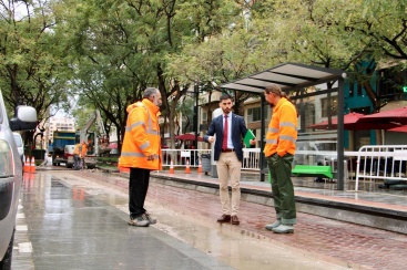 Criticas al estado de la plataforma del TRAM en Castellón