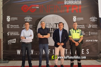 La Diputación de Castellón destaca el ambiente vibrante y festivo que creará la IV edición del Infinitri Burriana Triathlon Festival con más de 700 inscritos