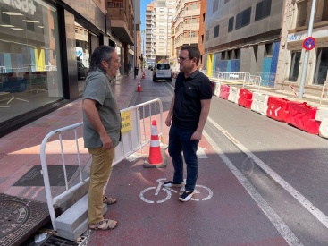 Compromís pide al PP que frene la supresión del carril bici de la calle Herrero