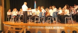 Concierto del Centenario de la Caixa Rural Alcora con la Agrupaci Musical l'Alcalatn