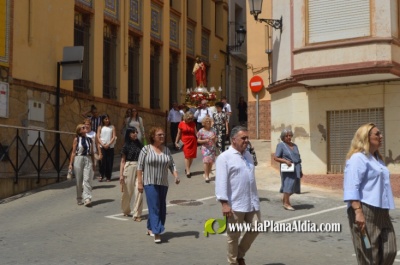 Concurrida procesión del Sagrado Corazón de Jesús por el casco antiguo de Alcora