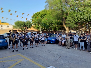 Entrega de la Clau de la festa en el barrio del Progrés