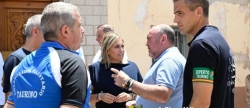 Marta Barrachina acompaa a los vecinos de Sant Joan de Mor en sus fiestas patronales