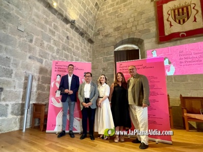 La Diputació de Castelló celebra el 30é aniversari del Festival Internacional de Música Antiga i Barroca de Peníscola amb una programació especial