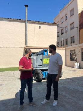 El Ayuntamiento de la Vall d'Uixo mejora colegios para el nuevo curso escolar