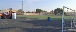 Vila-real escomet millores en el camp de futbol 'Fundaci Flors'